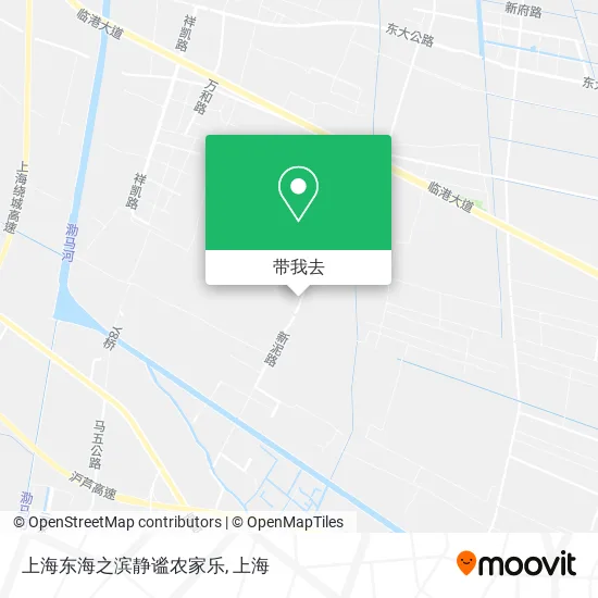 上海东海之滨静谧农家乐地图