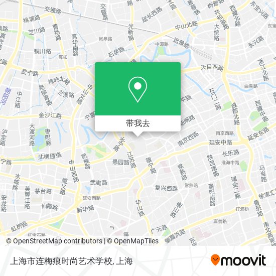 上海市连梅痕时尚艺术学校地图