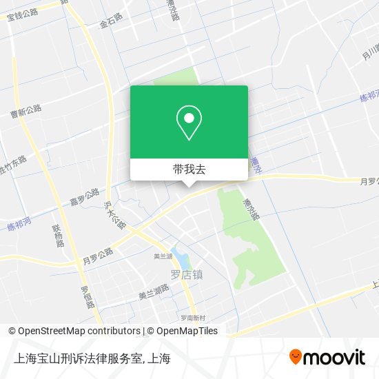 上海宝山刑诉法律服务室地图