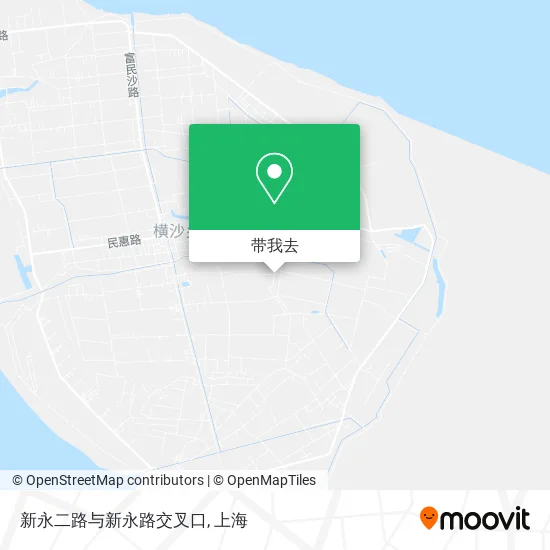 新永二路与新永路交叉口地图