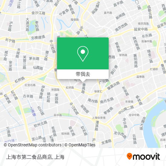 上海市第二食品商店地图