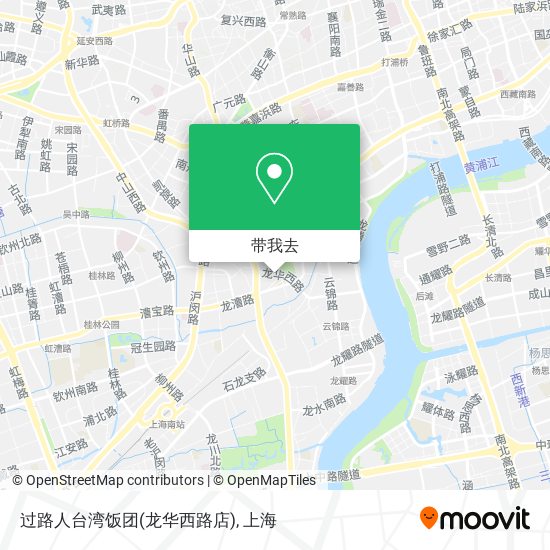 过路人台湾饭团(龙华西路店)地图