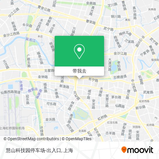 慧山科技园停车场-出入口地图