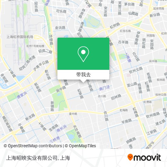 上海昭映实业有限公司地图