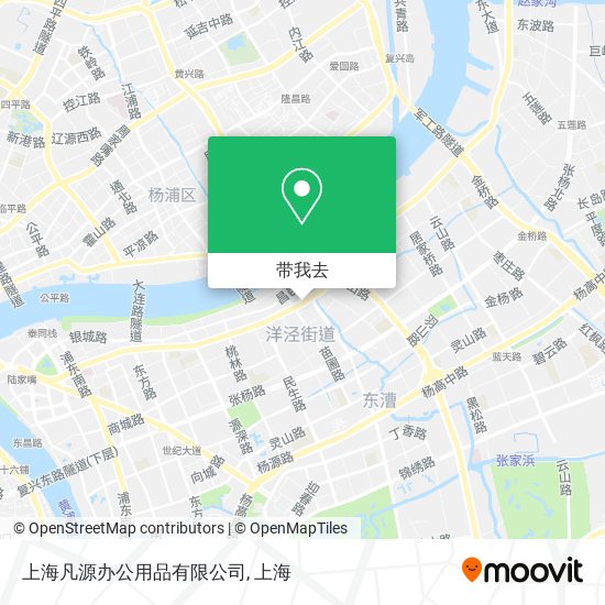 上海凡源办公用品有限公司地图
