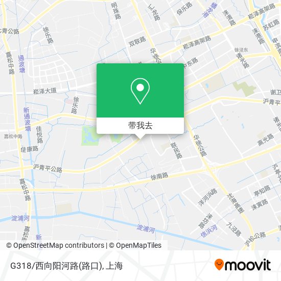 G318/西向阳河路(路口)地图