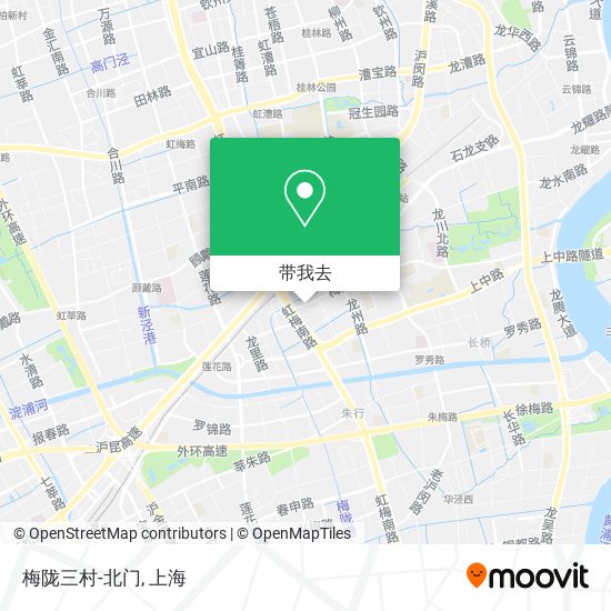 梅陇三村-北门地图