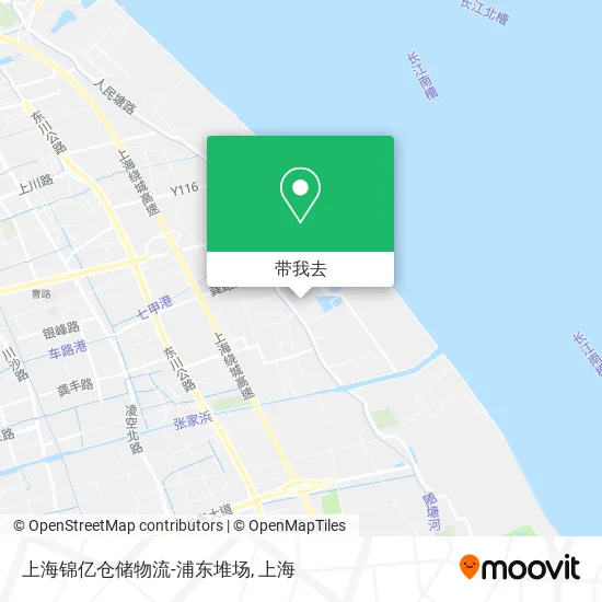 上海锦亿仓储物流-浦东堆场地图