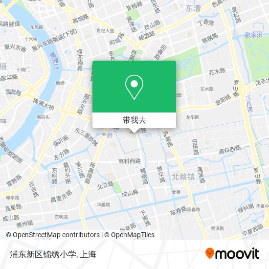 浦东新区锦绣小学地图