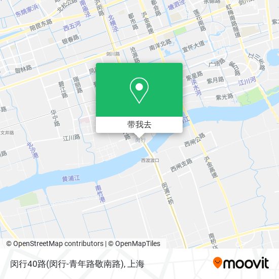 闵行40路(闵行-青年路敬南路)地图