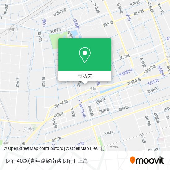 闵行40路(青年路敬南路-闵行)地图