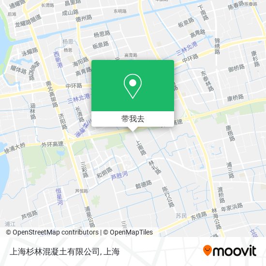 上海杉林混凝土有限公司地图
