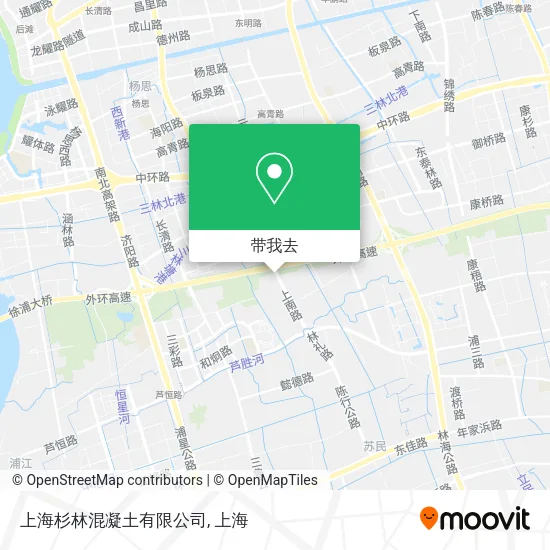 上海杉林混凝土有限公司地图