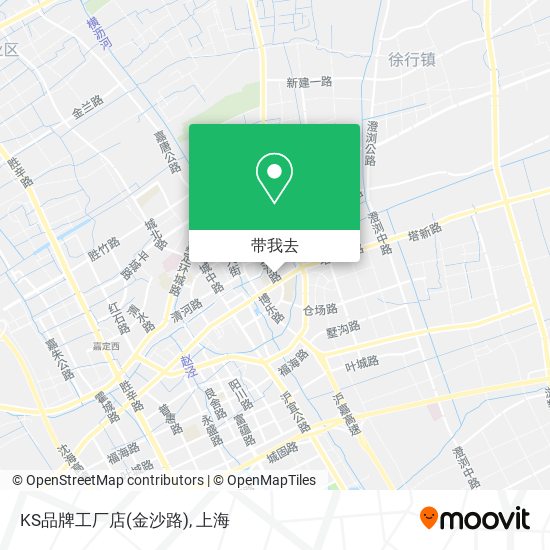KS品牌工厂店(金沙路)地图