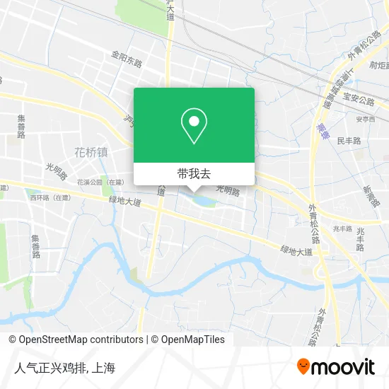 人气正兴鸡排地图
