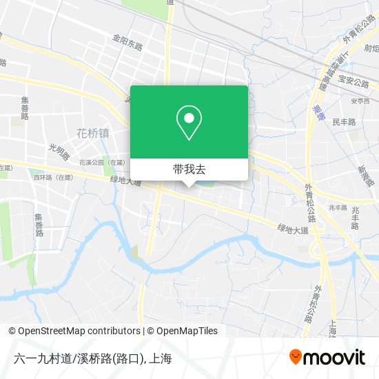 六一九村道/溪桥路(路口)地图