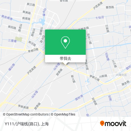 Y111/沪瑞线(路口)地图