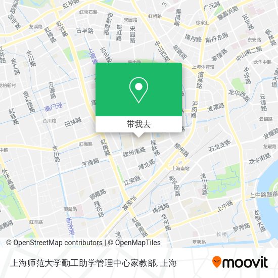 上海师范大学勤工助学管理中心家教部地图