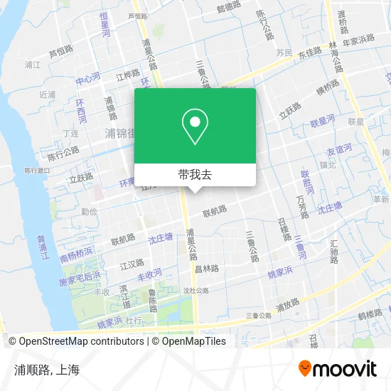 浦顺路地图