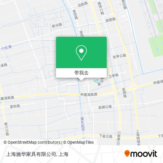 上海施华家具有限公司地图