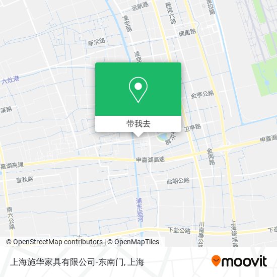 上海施华家具有限公司-东南门地图