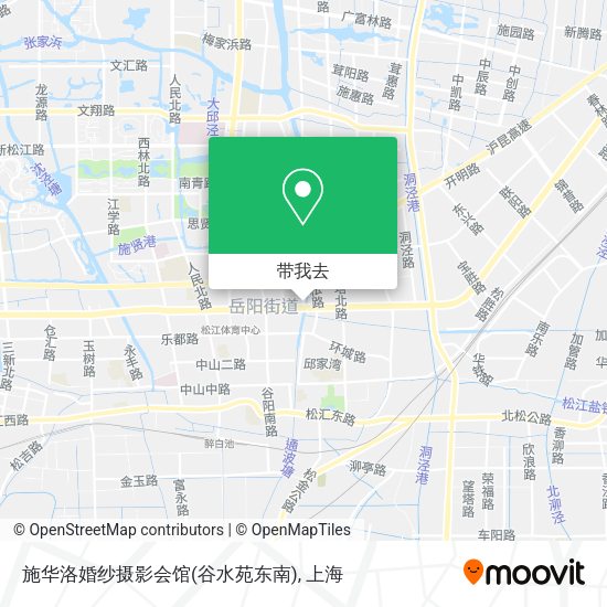 施华洛婚纱摄影会馆(谷水苑东南)地图