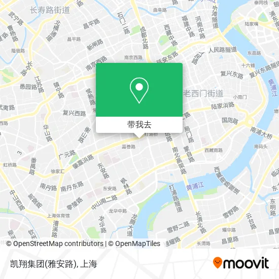 凯翔集团(雅安路)地图