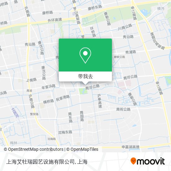 上海艾牡瑞园艺设施有限公司地图