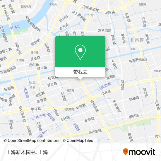 上海新木园林地图