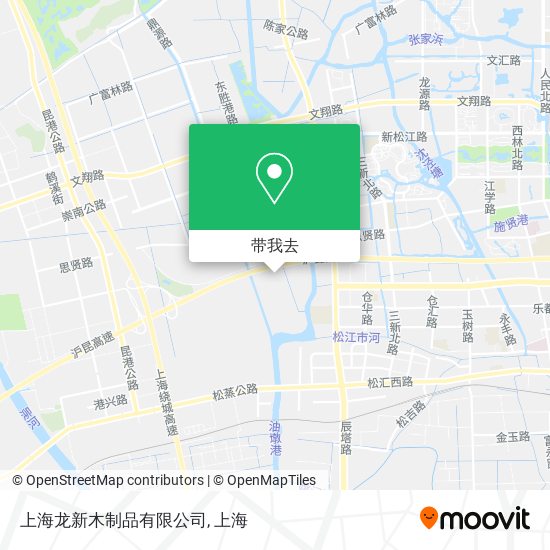 上海龙新木制品有限公司地图