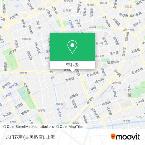 龙门花甲(古美路店)地图