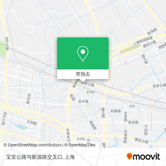 宝安公路与新源路交叉口地图