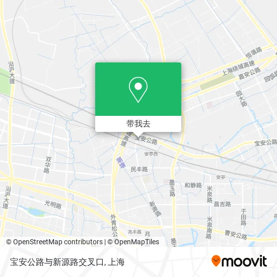 宝安公路与新源路交叉口地图