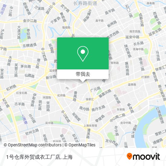 1号仓库外贸成衣工厂店地图