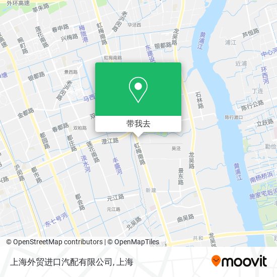 上海外贸进口汽配有限公司地图