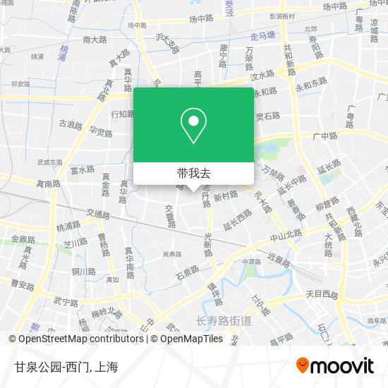 甘泉公园-西门地图