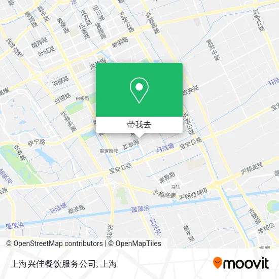 上海兴佳餐饮服务公司地图