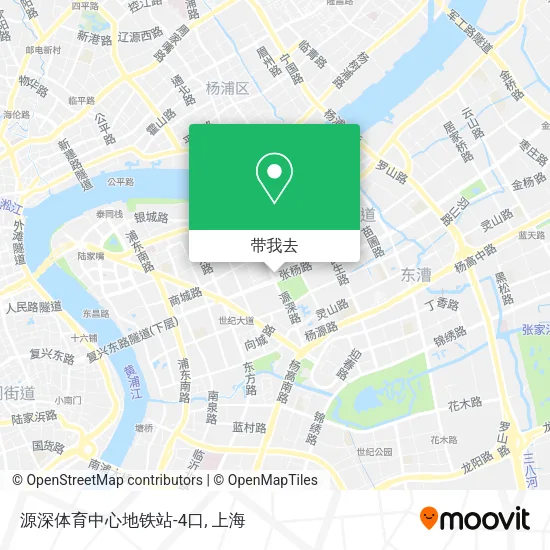 源深体育中心地铁站-4口地图