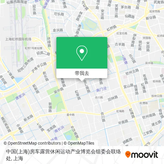中国(上海)房车露营休闲运动产业博览会组委会联络处地图