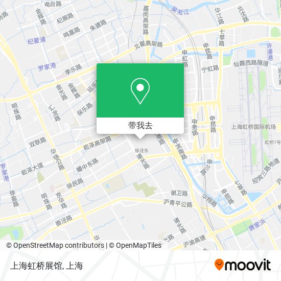 上海虹桥展馆地图