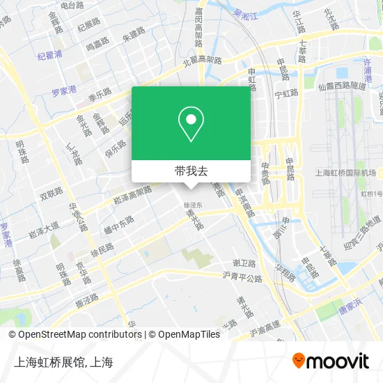 上海虹桥展馆地图