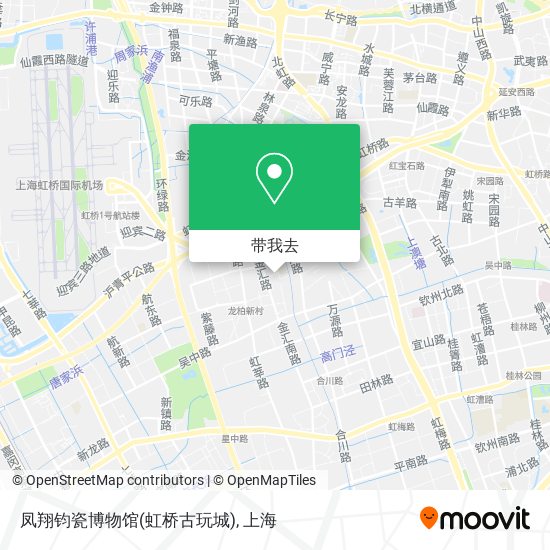 凤翔钧瓷博物馆(虹桥古玩城)地图