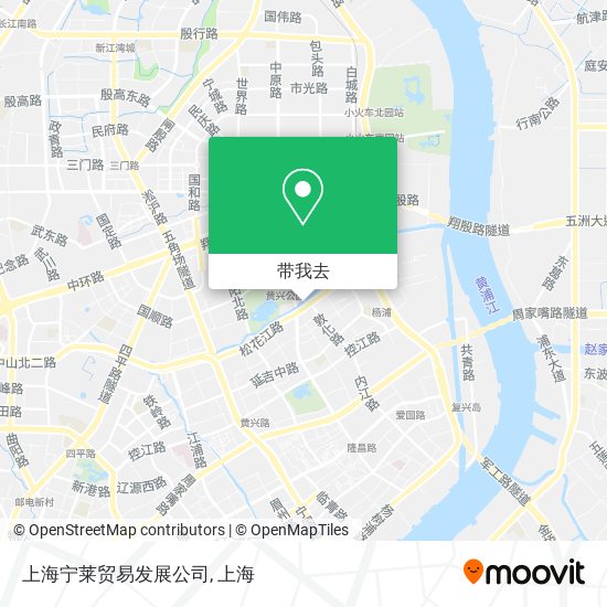 上海宁莱贸易发展公司地图
