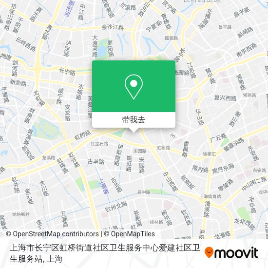 上海市长宁区虹桥街道社区卫生服务中心爱建社区卫生服务站地图