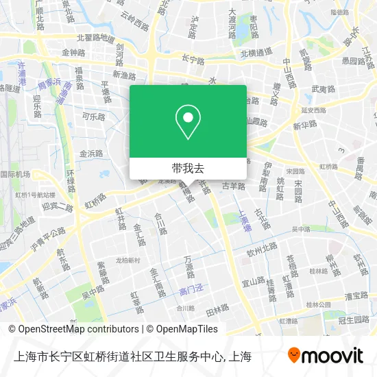 上海市长宁区虹桥街道社区卫生服务中心地图