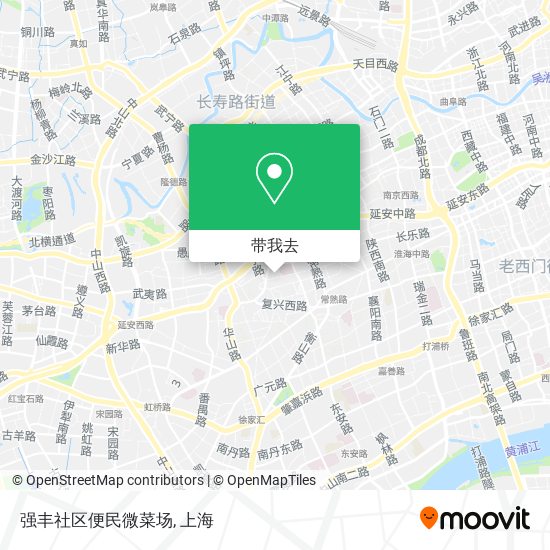 强丰社区便民微菜场地图