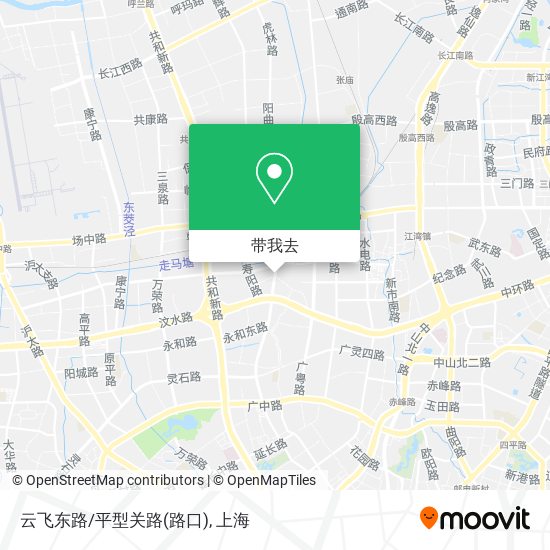 云飞东路/平型关路(路口)地图