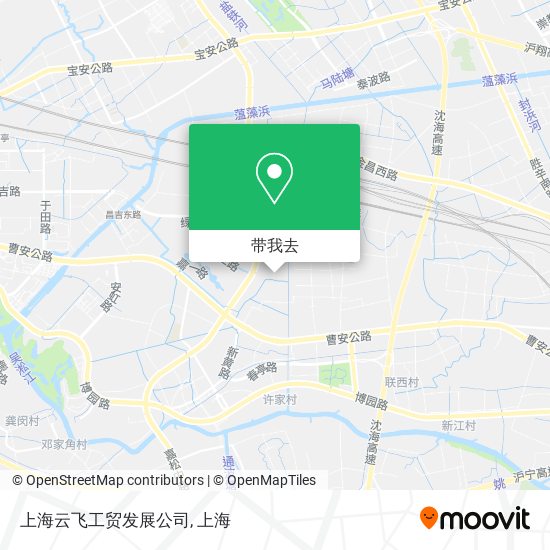 上海云飞工贸发展公司地图