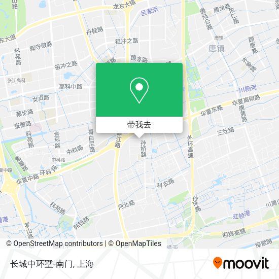 长城中环墅-南门地图