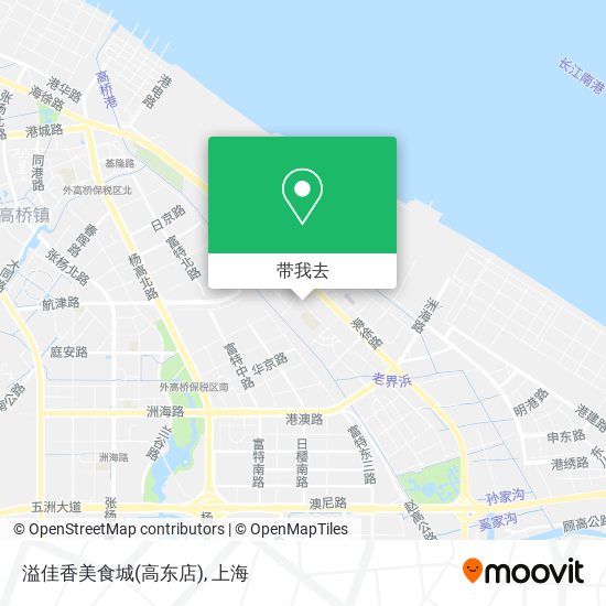 溢佳香美食城(高东店)地图